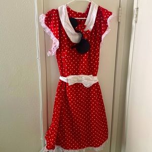 Homemade Minnie Mouse Halloween Costume